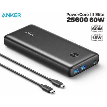 ANKER PowerCore III Elite 26K 60W 未開封新品 Amazon | Anker PowerCore III Elite 25600 60W (USB PD対応