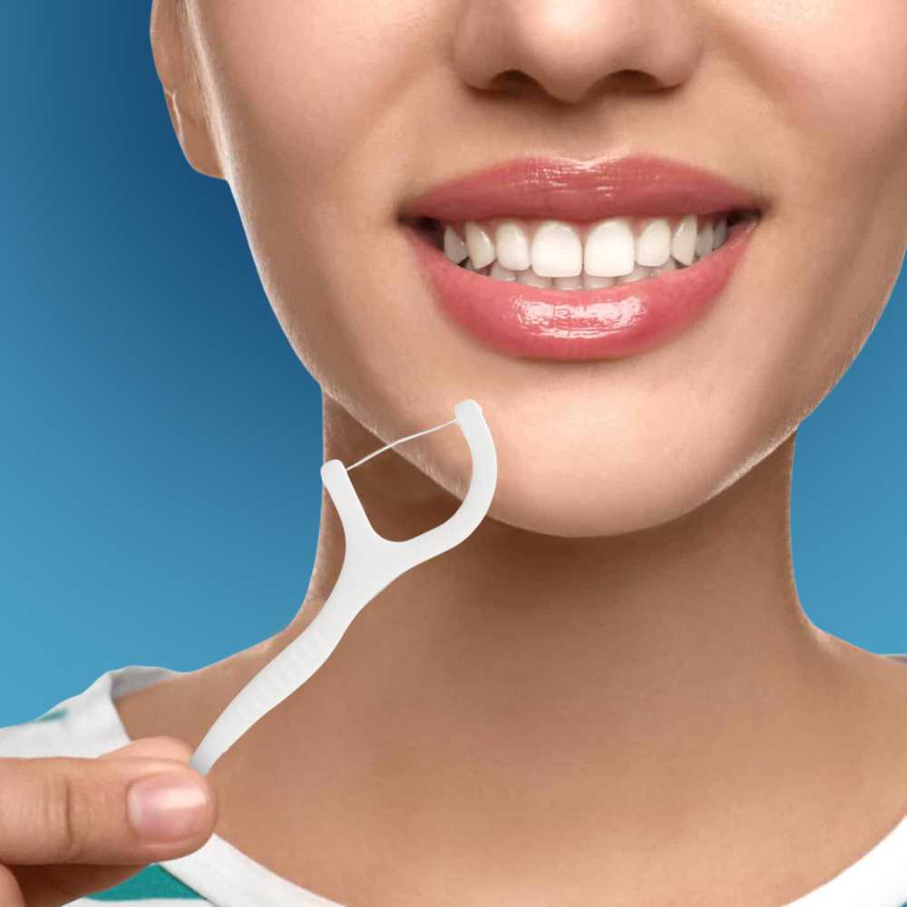 TaffOmicron Dental Floss Benang Gigi Pembersih Plak 50 PCS - LMT-558 - Gambar 5