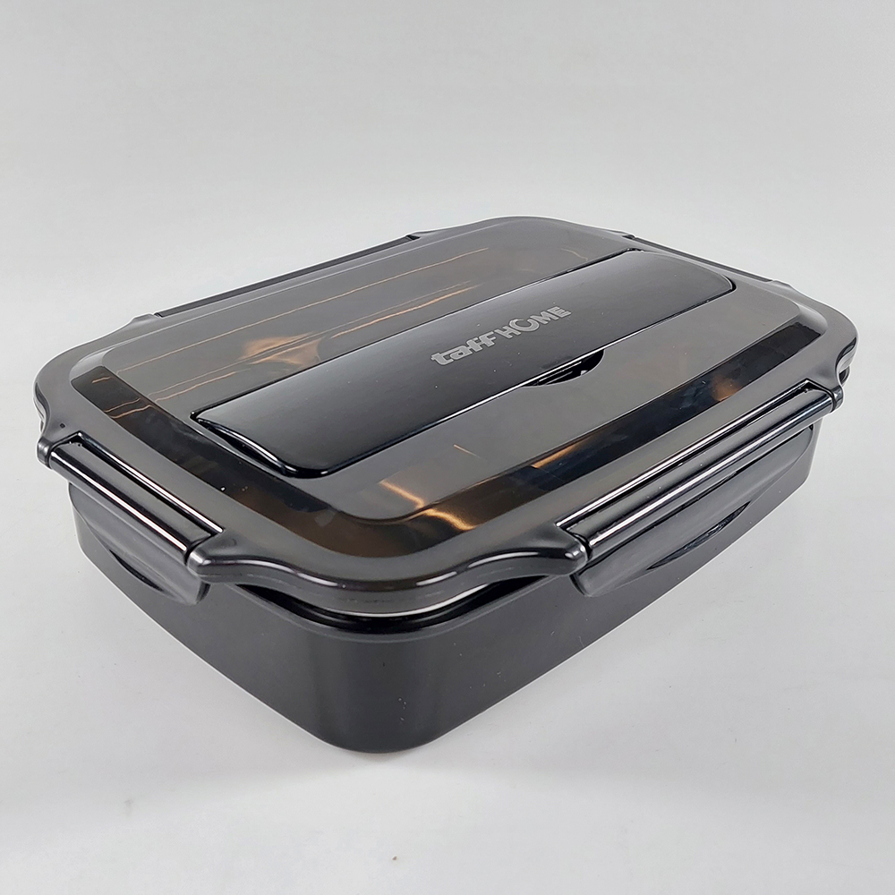 TaffHOME Kotak Makan Lunch Box Stainless Steel 3 Grid 1L - OU1000