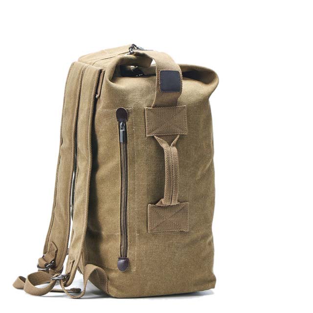 EDISY Tas Ransel Canvas Travel Military Bag Outdoor - ED-518