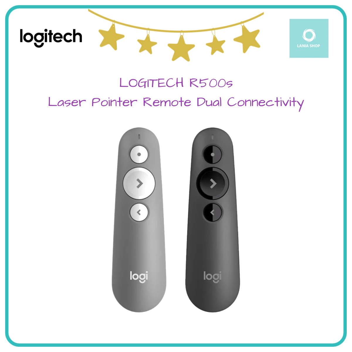 Jual LOGITECH R500s Laser Pointer Presentation Remote Dual