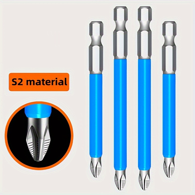 MORNYRAY Set Mata Obeng Plus Philips Drill Bits Magnetic PH2 7 PCS - MR7