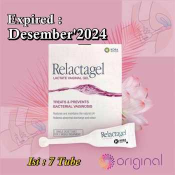 Relactagel Lactate Vaginal Gel - 7 Tube - Gel Miss V / Atasi Keputihan
