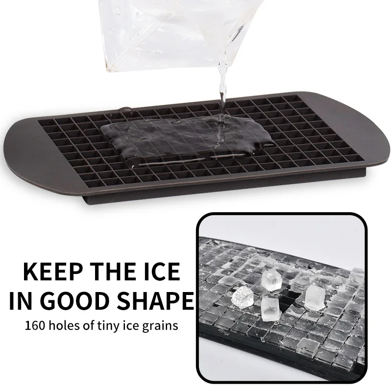 SSGP Cetakan Es Batu Silikon Kotak 160 Grid Ice Cube Tray - DY0973