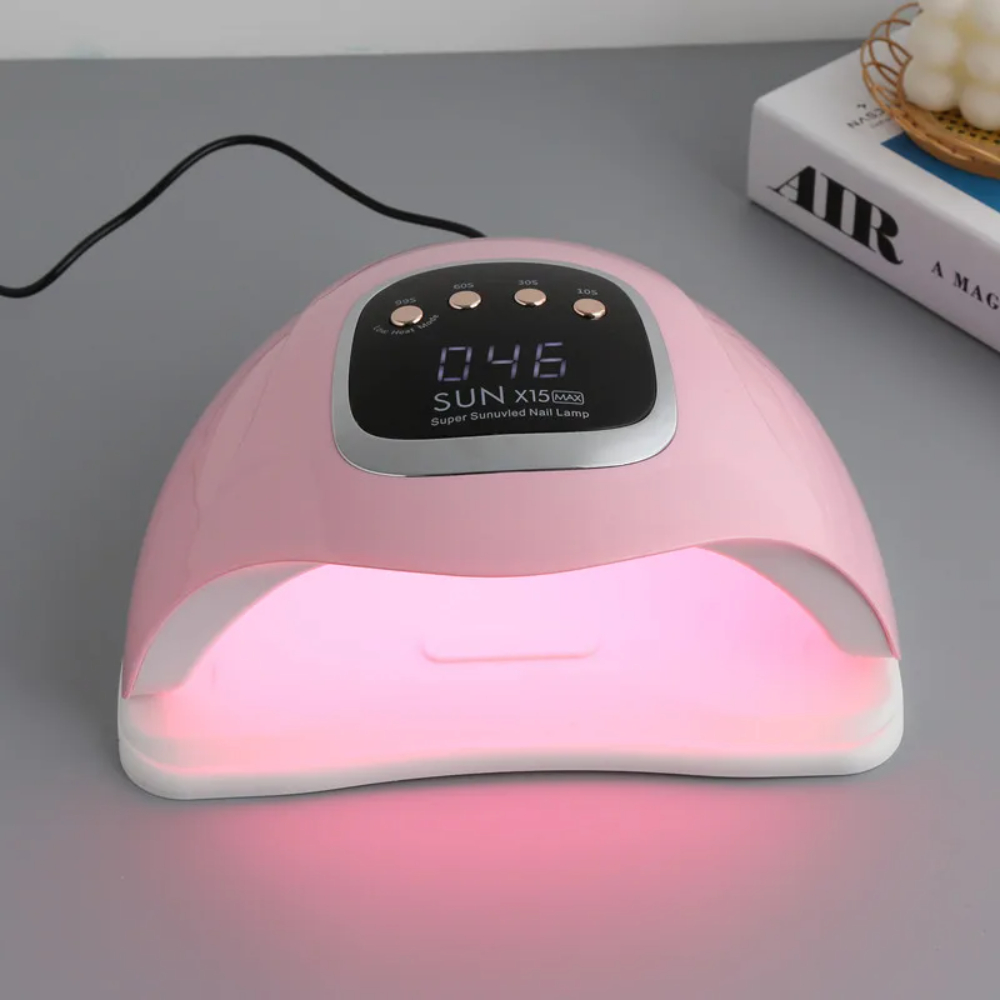 SUN Pengering Kutek UV Lamp Nail Dryer Sensor LCD Display - X15 Max