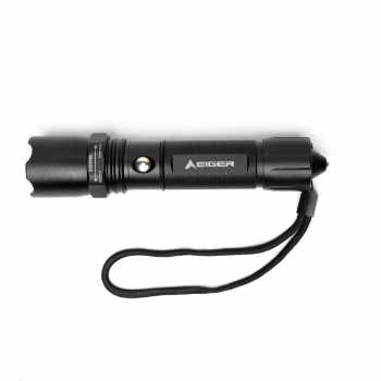 Senter Camping Eiger Outdoor 910005353 Black Osbert Flashlight