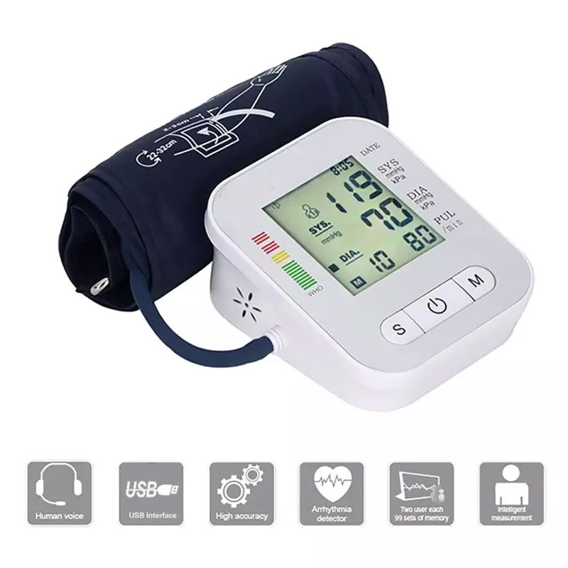 TaffOmicron Tensimeter Digital Pengukur Tekanan Darah Bahasa Indonesia - RAK289
