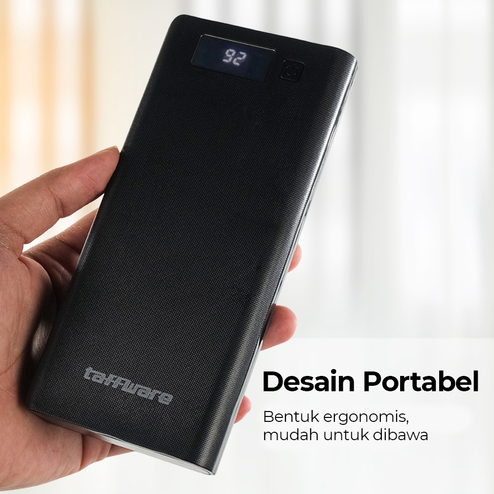 Taffware Power Bank DIY Case LCD Display Dual USB Port 8 PCS 18650 - A8