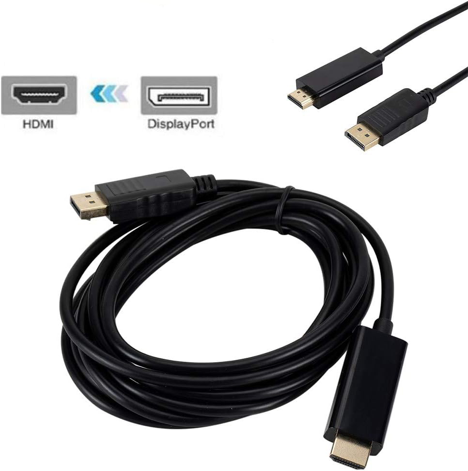 SOONHUA Kabel Video Adaptor DP DisplayPort ke HDMI 4K - DP102