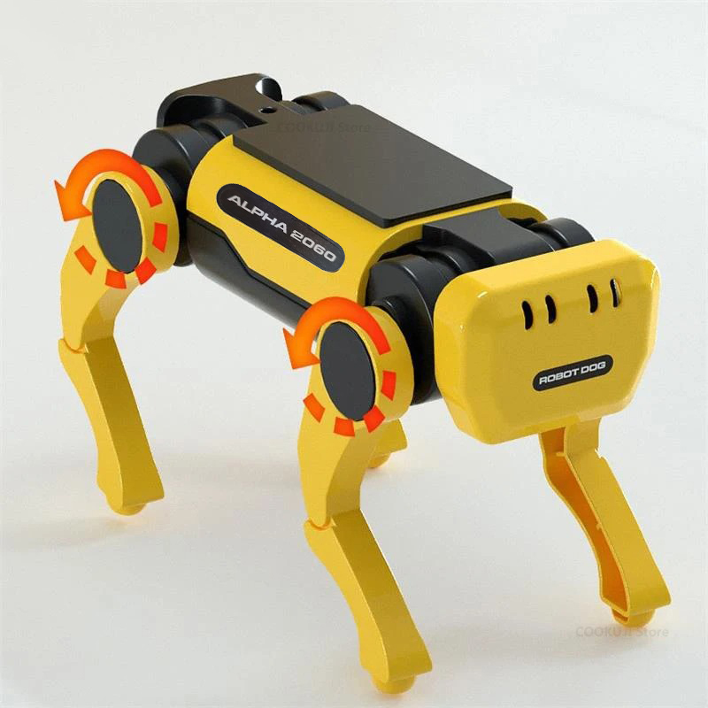 STEM Mainan Anak Robot Listrik Solar Electric Machine Model Anjing - 2060