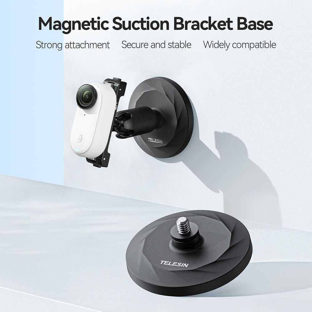 Replacement 360 Twist Sticky Base Magnet Pivot Stand Quick Release Mount Action Camera Insta Go3 Accessories For Insta360 Go 3