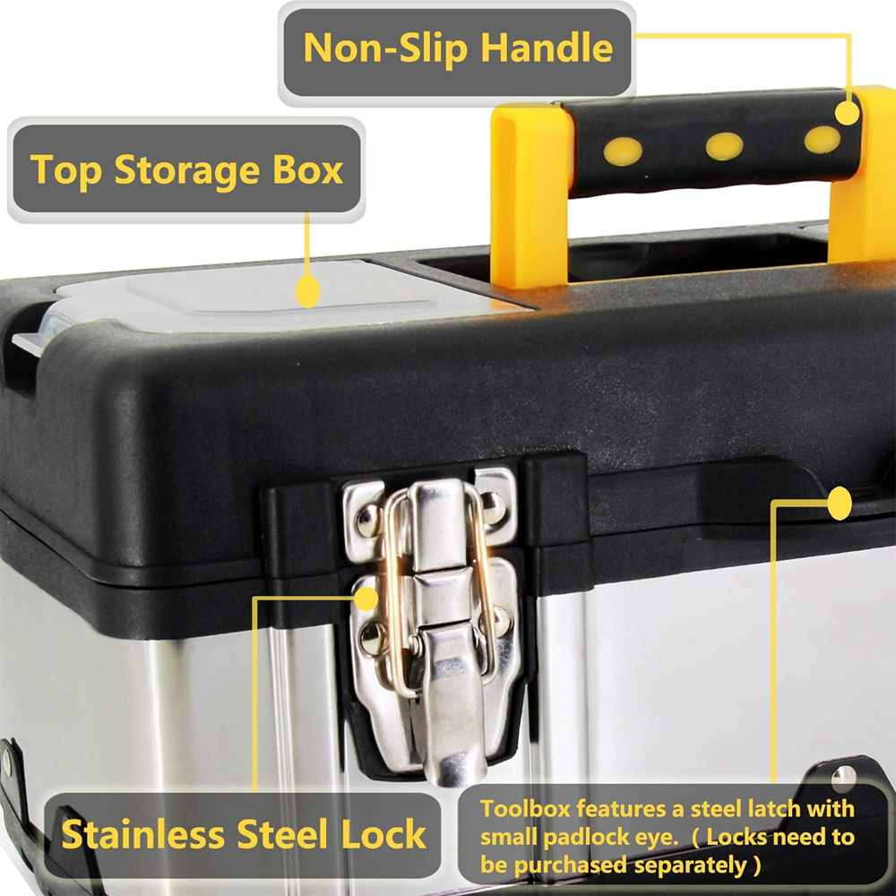 SHIDELI Kotak Perkakas Multifungsi Thicken Hardware Tool Box - AN10