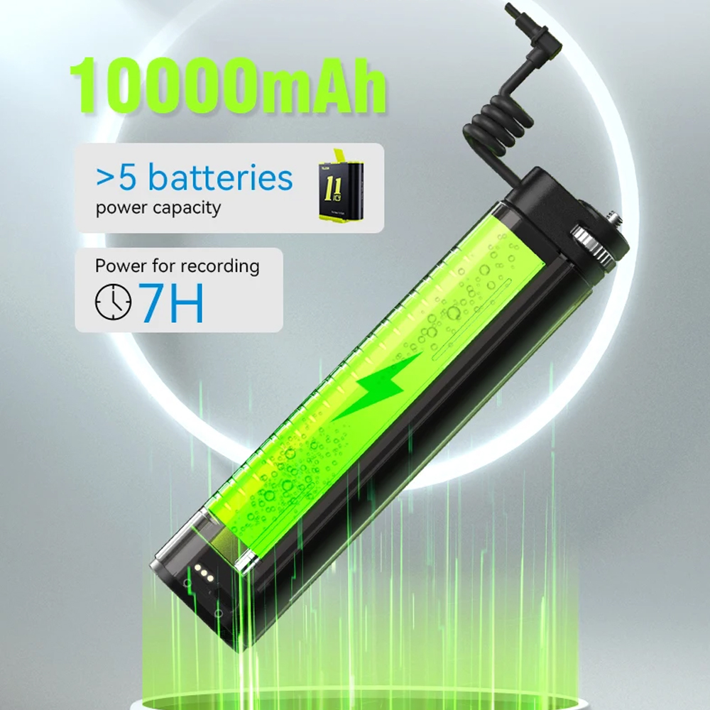 TELESIN Tongsis Monopod Power Bank Adjustable Waterproof 10000mAh - TE-CSS-001