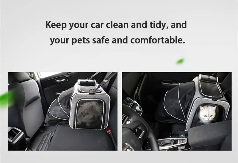 MEISU Tas Kandang Anjing Kucing Expandable Pet Carrier Bag 47x30x31cm - MS45