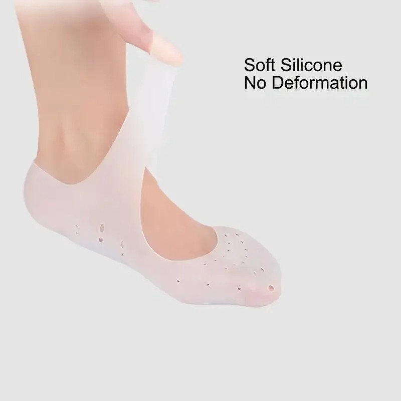 Soumit Kaus Kaki Sepatu Shock Absorb Silicone Gel Anti Slip 2PCS - MJ004