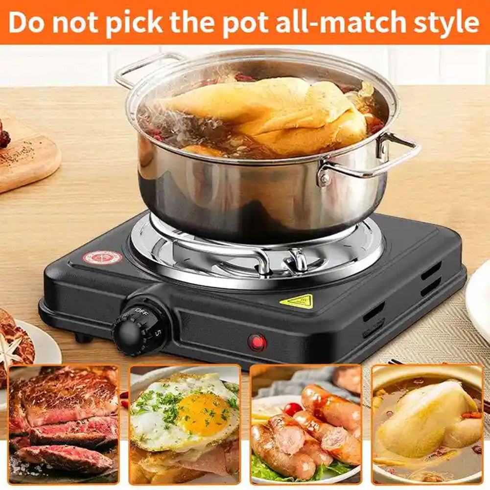 STARLUX Kompor Listrik 1 Tungku Mini Portable Coil Hot Plate 1000W - SHP-5701B