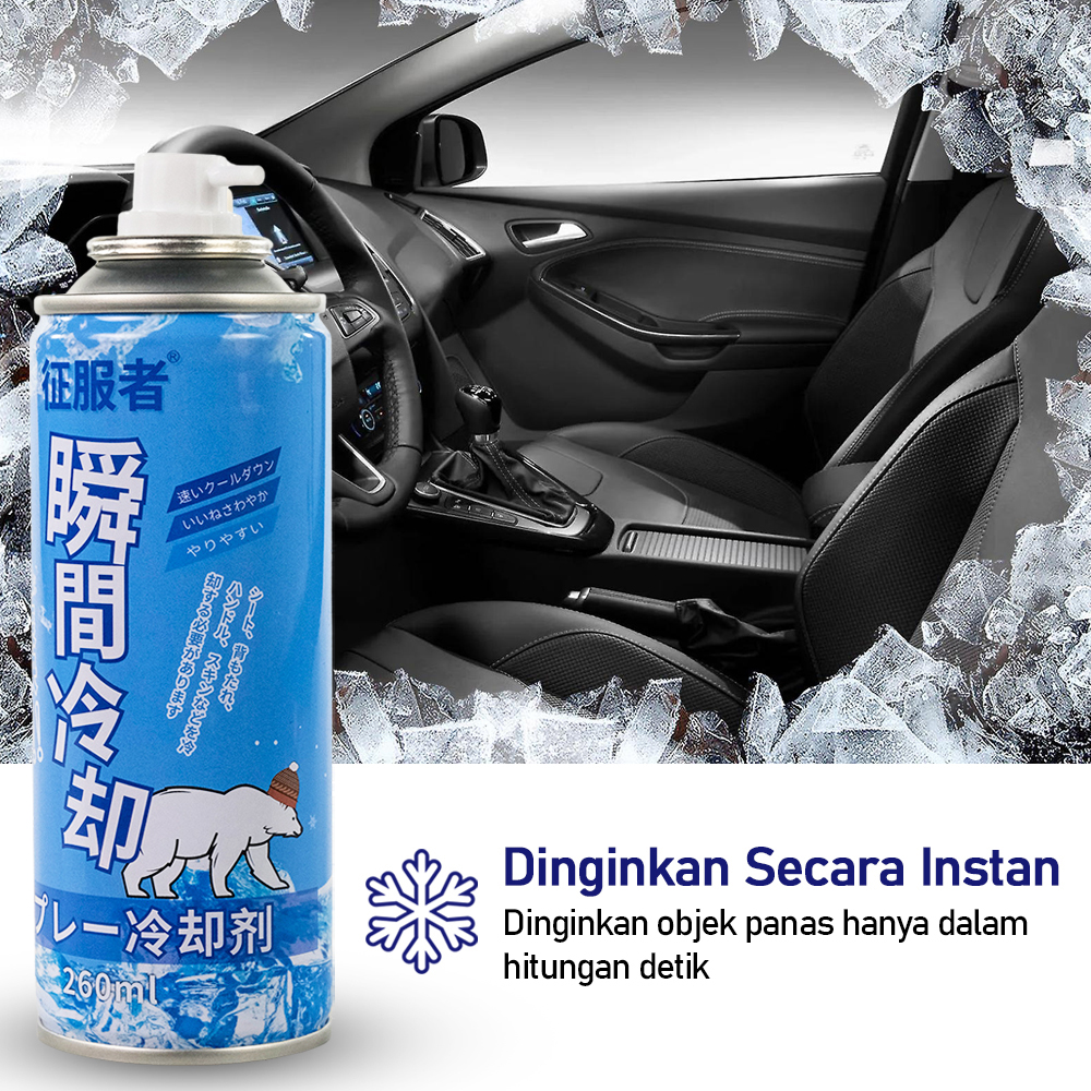 Eagle King Cray Spray Pendingin Mobil Rapid Cooling Agent 260ml - CY-260