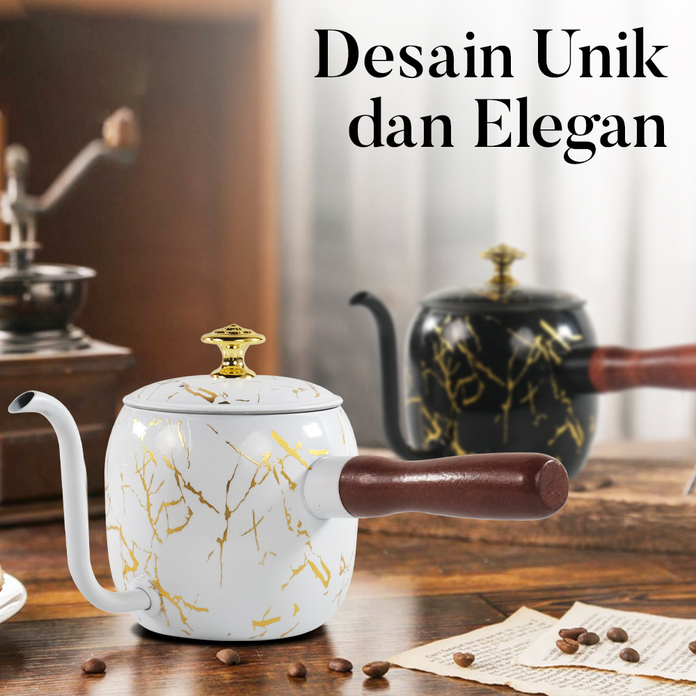 Mrs Win Teko Kopi Leher Angsa Gooseneck Pour Over Drip Kettle - MW5