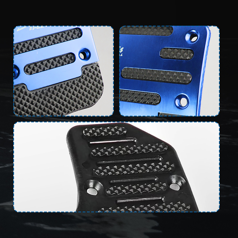 OTOHEROES Cover Aluminium Pedal Gas Rem Kopling Mobil - XB-373