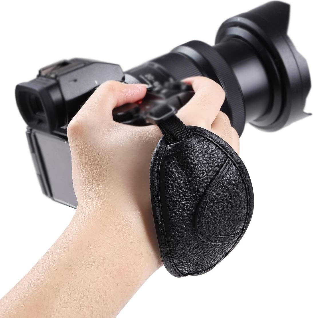 TOAZOE Hand Grip Wrist Strap Camera DSLR Leather for Nikon Canon - TZ-42
