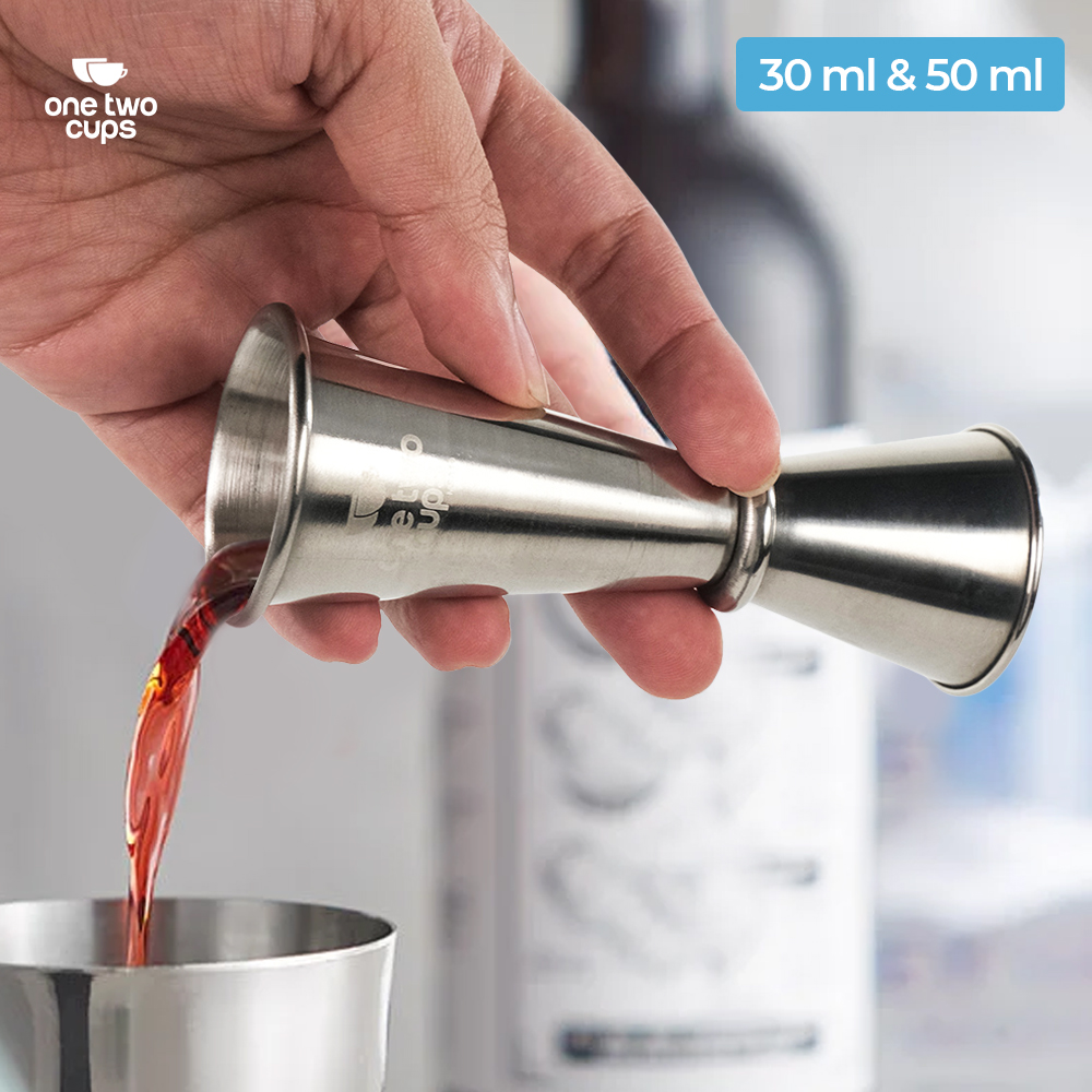 One Two Cups Gelas Ukur Jigger Bartender Double Shot 30ml dan 50ml - MSA10