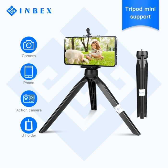 Jual INBEX Mini Tripod for Mirrorless / Smartphone with Phone
