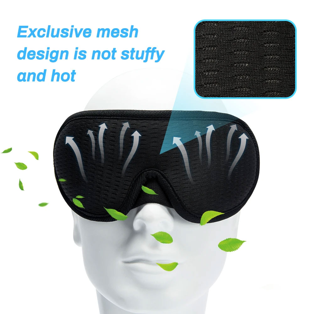MERALL Masker Penutup Mata Tidur 3D Sleeping Mask Memory Foam - HO325