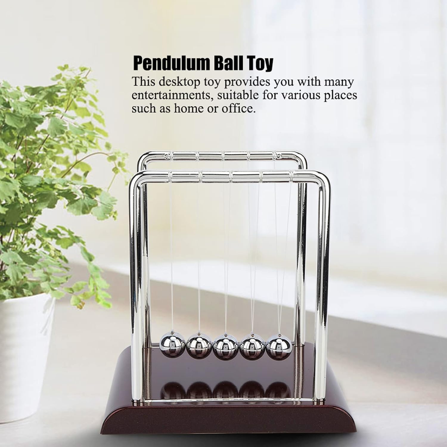 Pajangan Meja Pendulum Newton Office Table Decoration 5 Ball - H50S