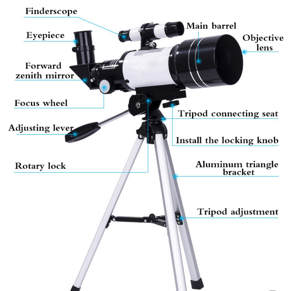 Eyebre Teropong Bintang Astronomical Telescope 150X 300/70mm - F30070M