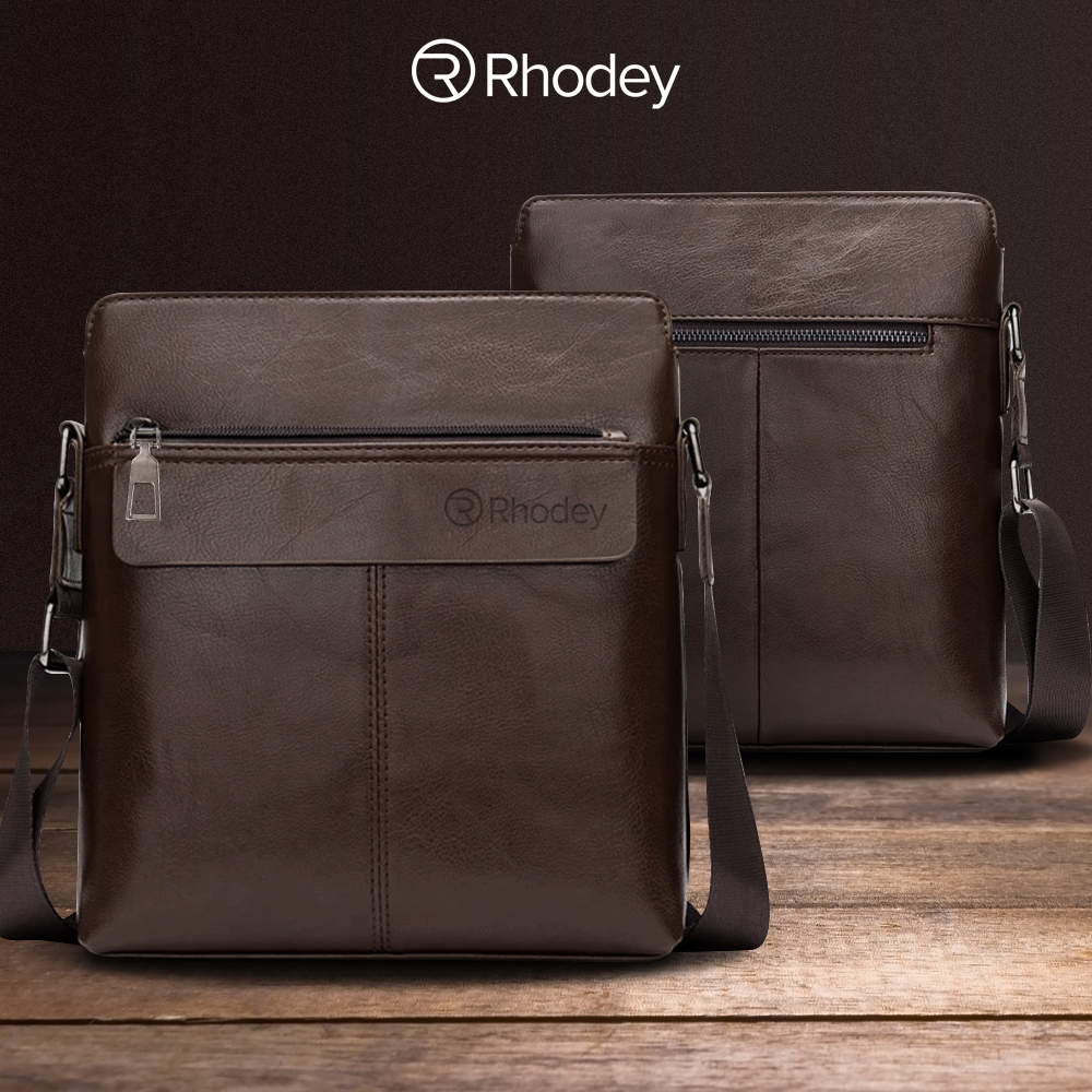Rhodey Tas Selempang Pria Elegant Messenger Crossbody Sling Bag - 6330