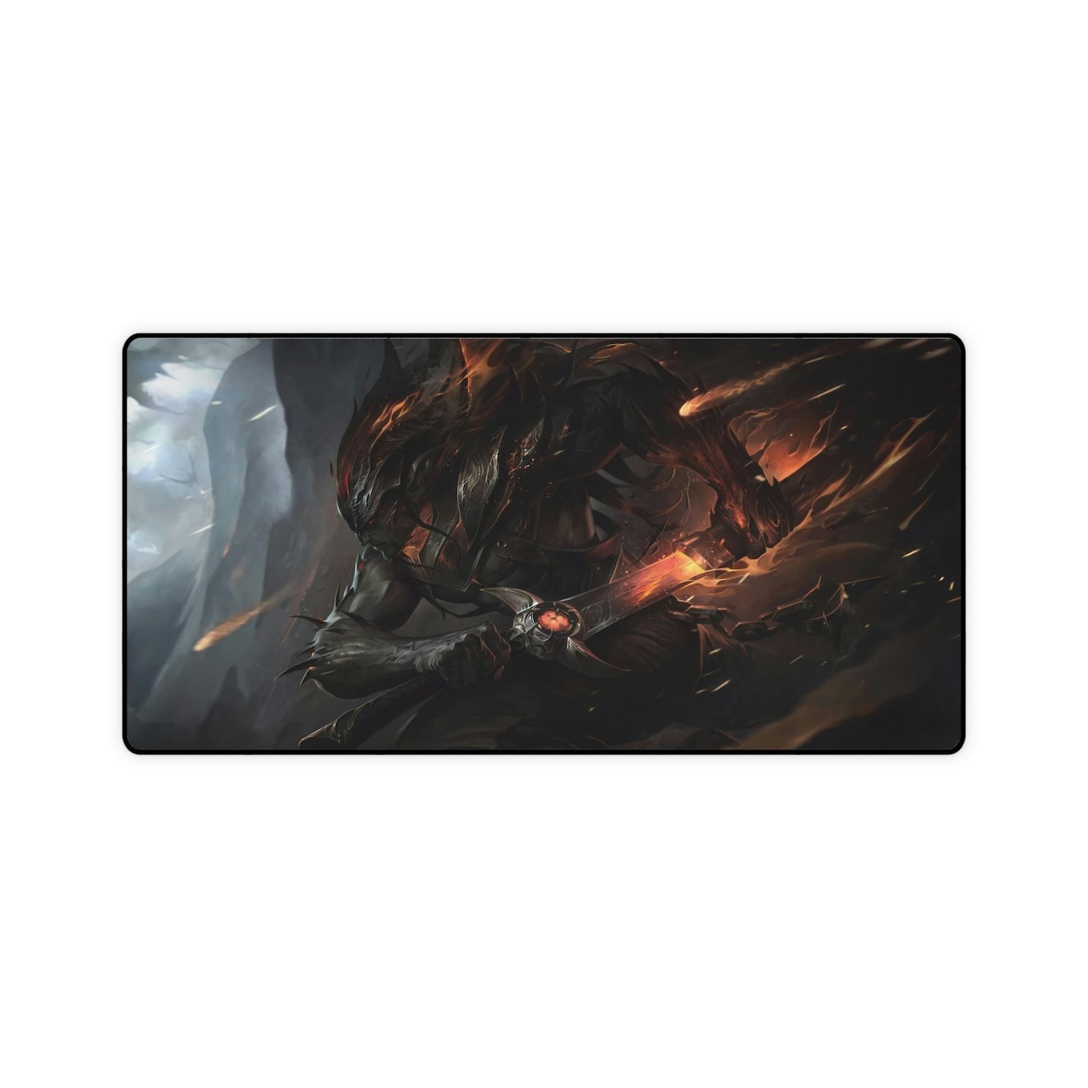 WXPYU Gaming Mouse Pad LoL Rubber Nightbringer Yasuo 800x400x2mm - WX4080