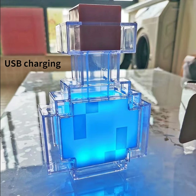 MOJANG THINKGEEK Lampu LED Minecraft Potion Bottle Color Changing RGB - MC-1865