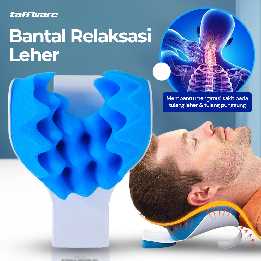 TaffHOME Bantal Relaksasi Leher Punggung Neck Pain Relief - HBF001