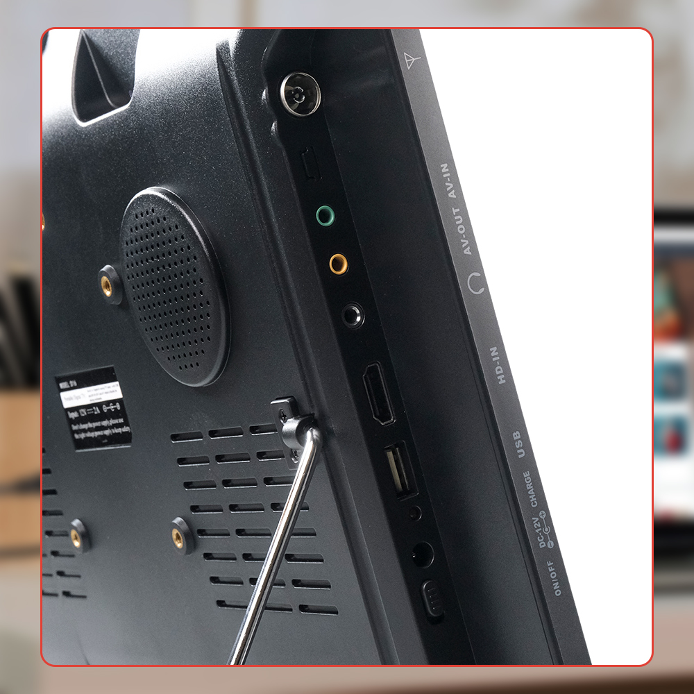 Taffware Portable Monitor TV 15.4 Inch LED HD DVB-T2 Analog 1800mAh - D16