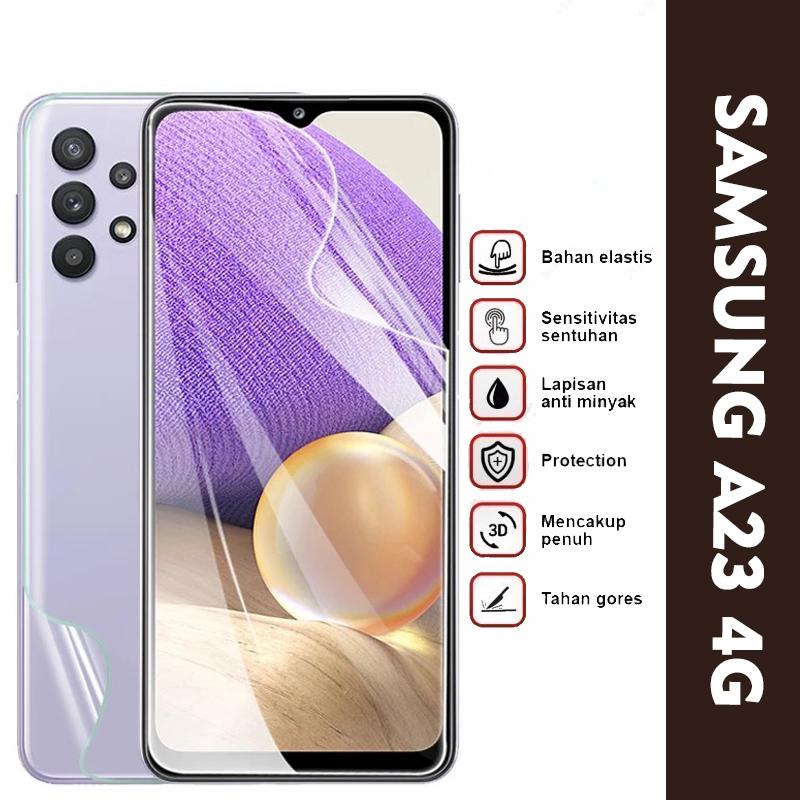 Screen Protector Hydrogel For Samsung A23 4G Hidrogel Anti Gores