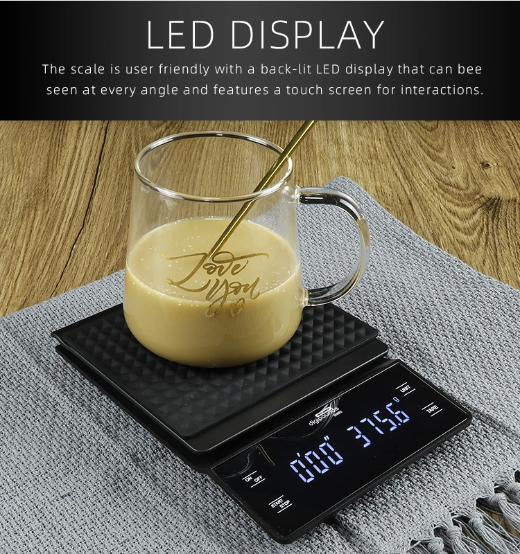 Taffware Digipounds Timbangan Kopi Digital Coffee Scale 3kg 0.1-1g - EK6002