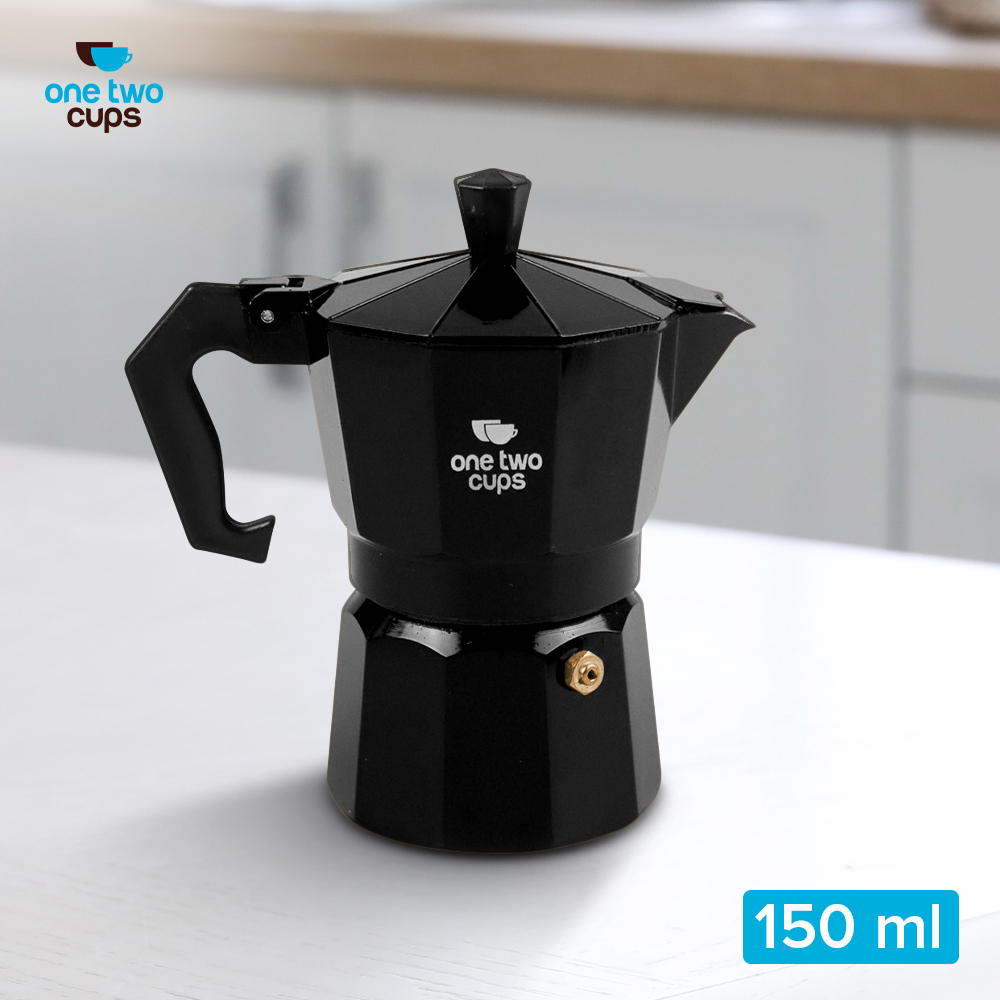 One Two Cups Moka Pot Espresso Coffee Maker Stovetop - MX001