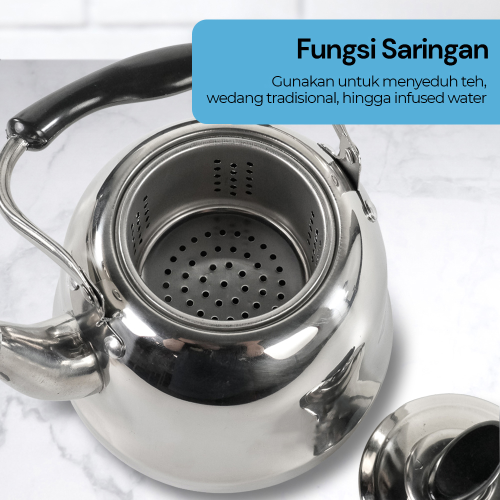 PENGSHENGDA Teko Air Panas Saringan Kettle Stainless Steel - WS-GDH-1