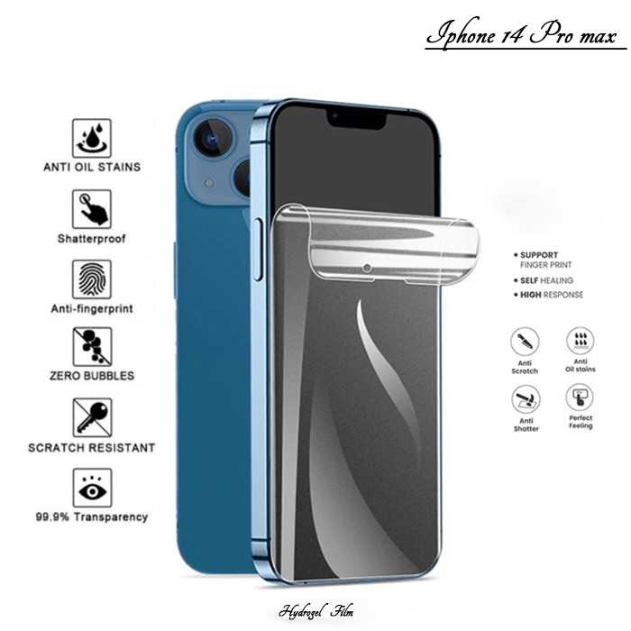 Jual Screen Protector Hydrogel For iPhone 14 Pro Max Hidrogel