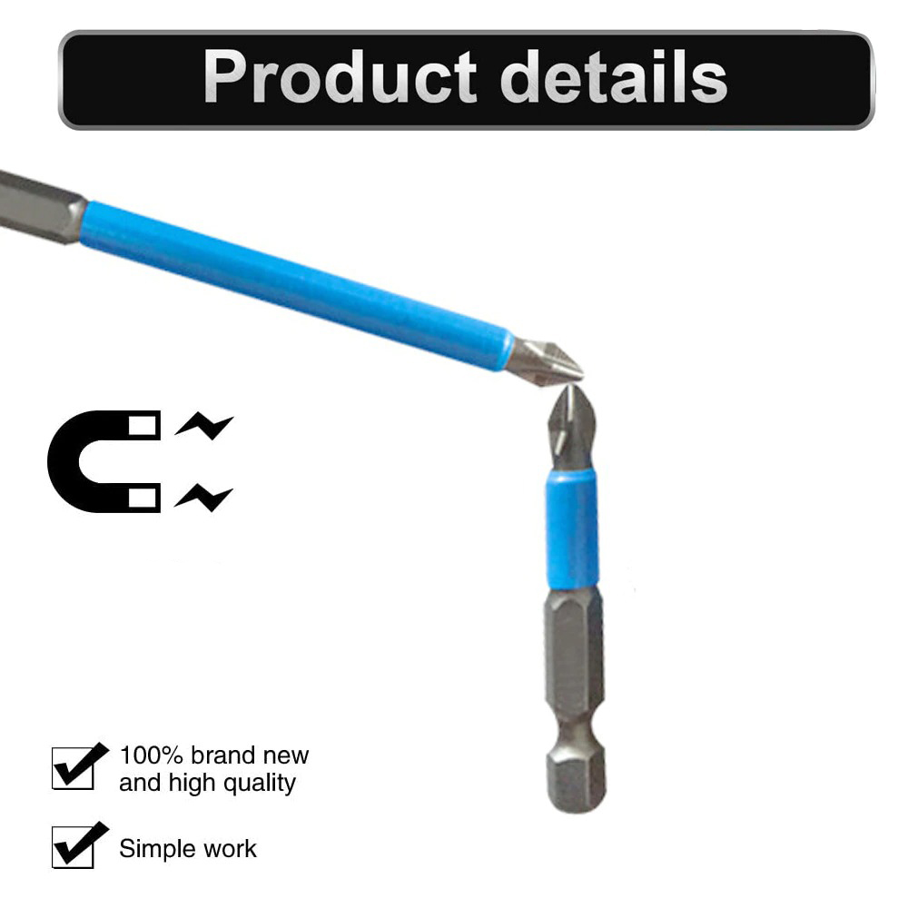 DIZAINLIFE Kepala Obeng Plus Phillips Magnetic Screwdrivers PH2 5 PCS - S2
