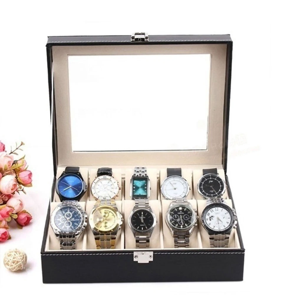 Rhodey Kotak Penyimpanan Jam Tangan Storage Organizer Luxury 12 Slot - Z-0003