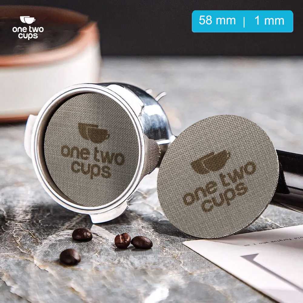 One Two Cups Puck Screen Portafilter Espresso Machine 150 Micron - SUS3