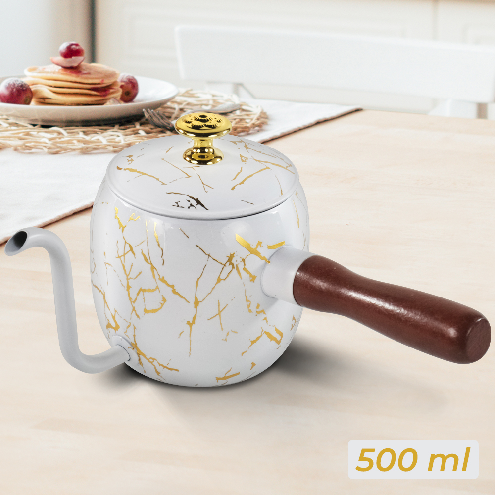 Mrs Win Teko Kopi Leher Angsa Gooseneck Pour Over Drip Kettle - MW5