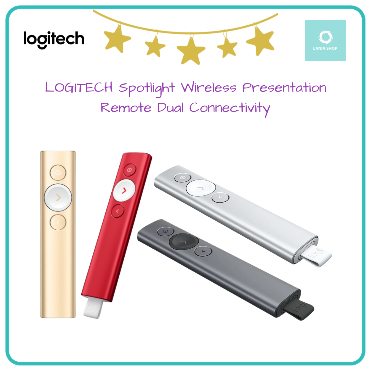Jual LOGITECH Spotlight Wireless Presentation Remote Dual