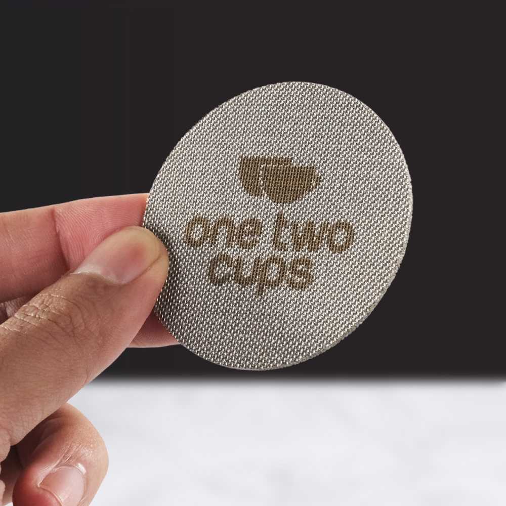 One Two Cups Puck Screen Portafilter Espresso Machine 150 Micron - SUS3 - Gambar 5