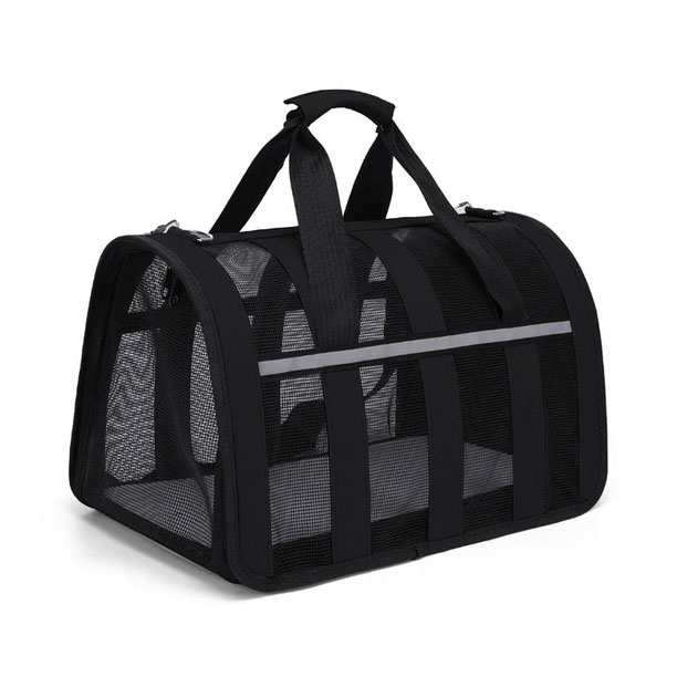 MEISU Tas Kandang Anjing Kucing Breathable Pet Carrier Bag 41x26x26cm - MS50