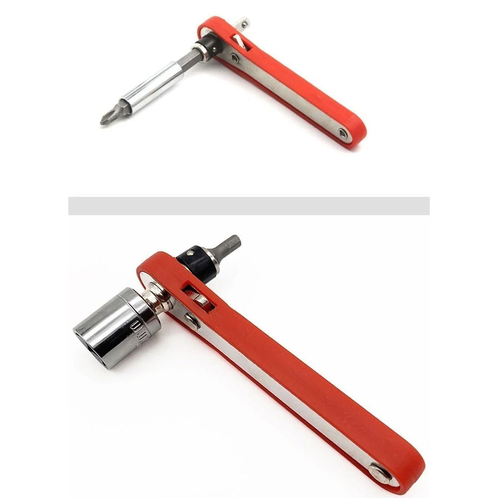 Boxin Kunci Pas Hexagon Ratchet Spanner Handle Obeng Set 1/4 Inch - OPT2