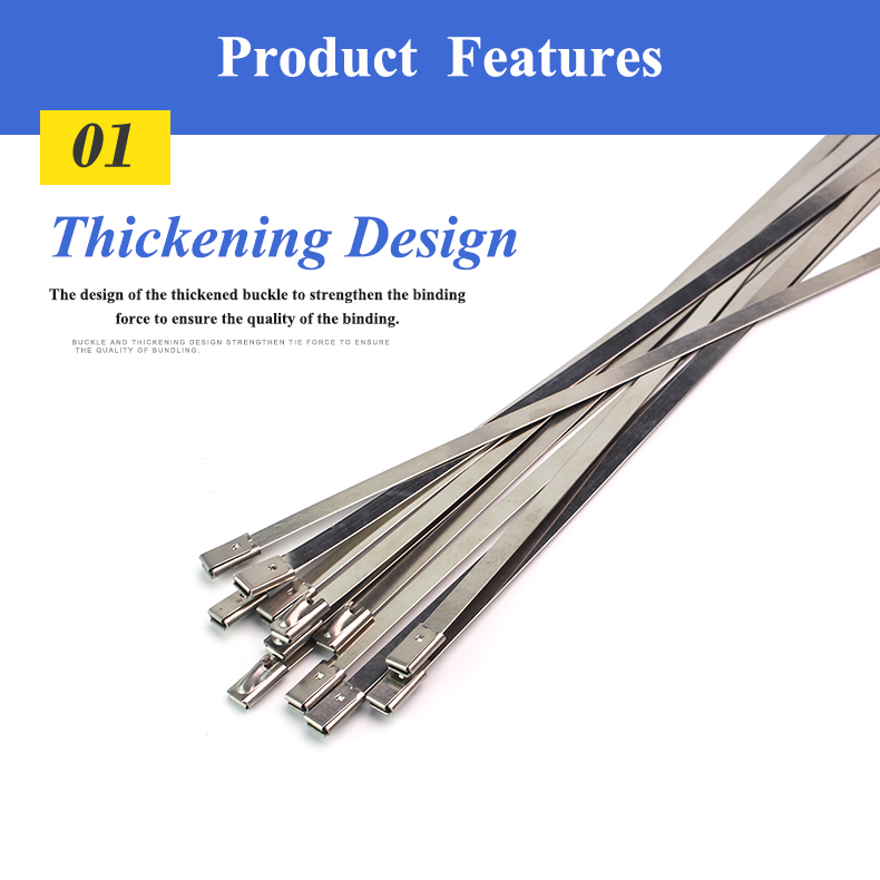 ISFRIDAY Kabel Ties Stainless Steel Anti Karat Multifungsi 100 PCS - IF10