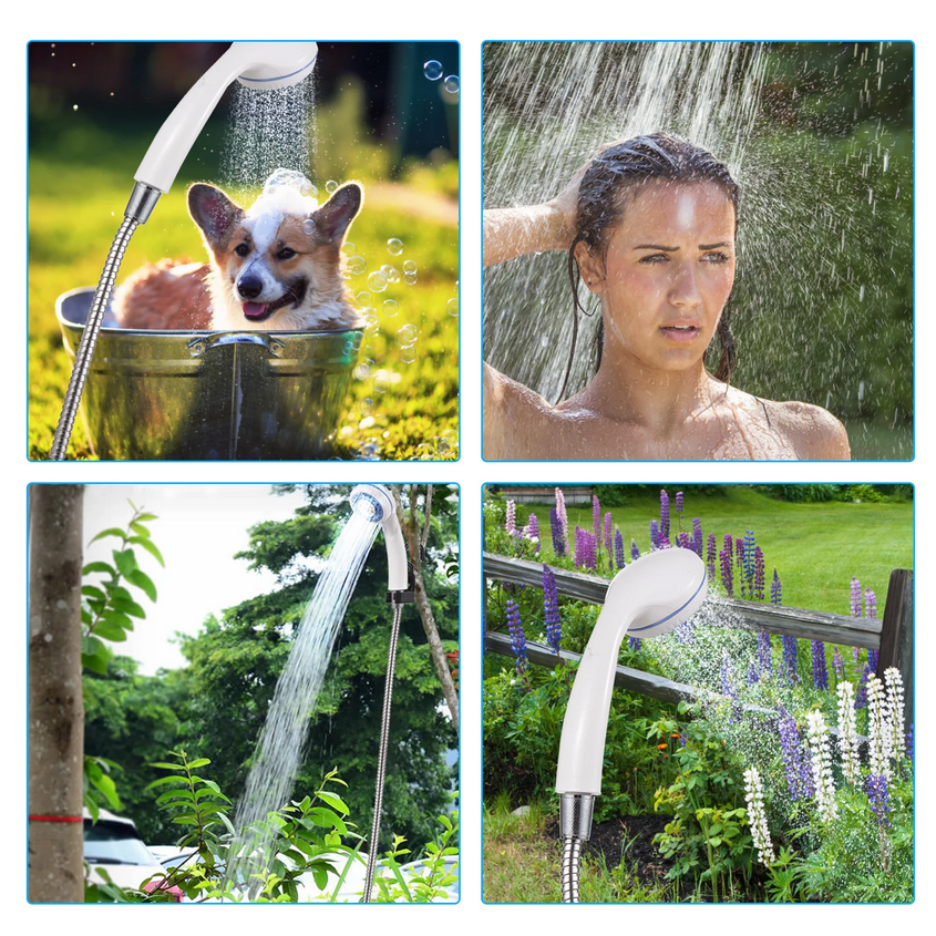 SOHE Pompa Shower Portable Camping Outdoor Bathing Pump USB Recharge - KE-801