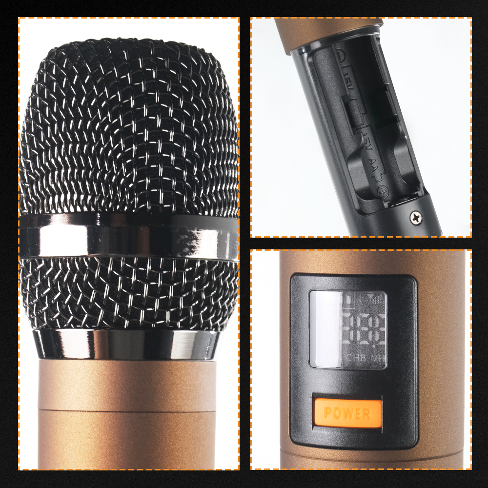 TKL Audio Console Karaoke DJ KTV Mixer 4 Channel with 2 Microphone - TKR2